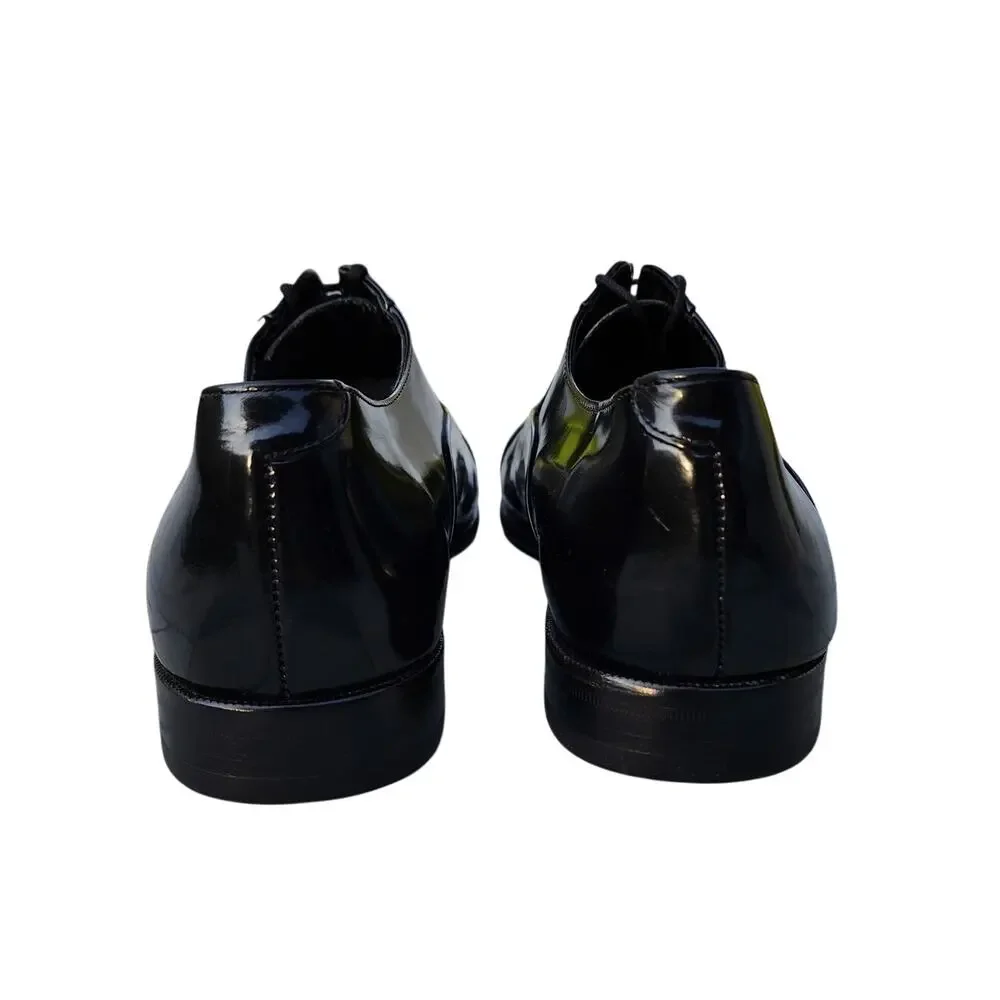 Florsheim Black Patent Leather Lace Up Oxford Dress Shoes 10 3E - Picture 5 of 10